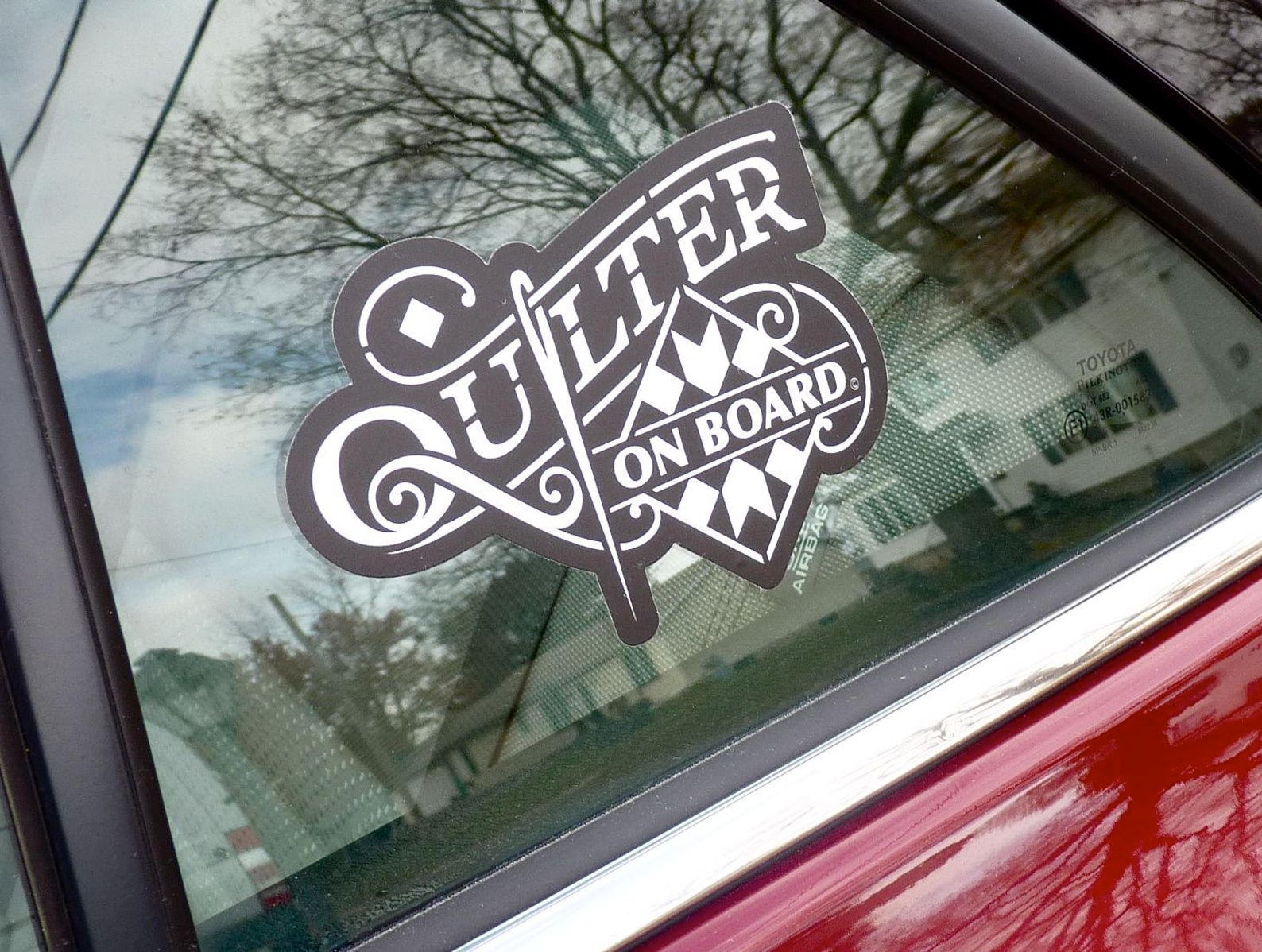 Car Decal for Quilters Etsy