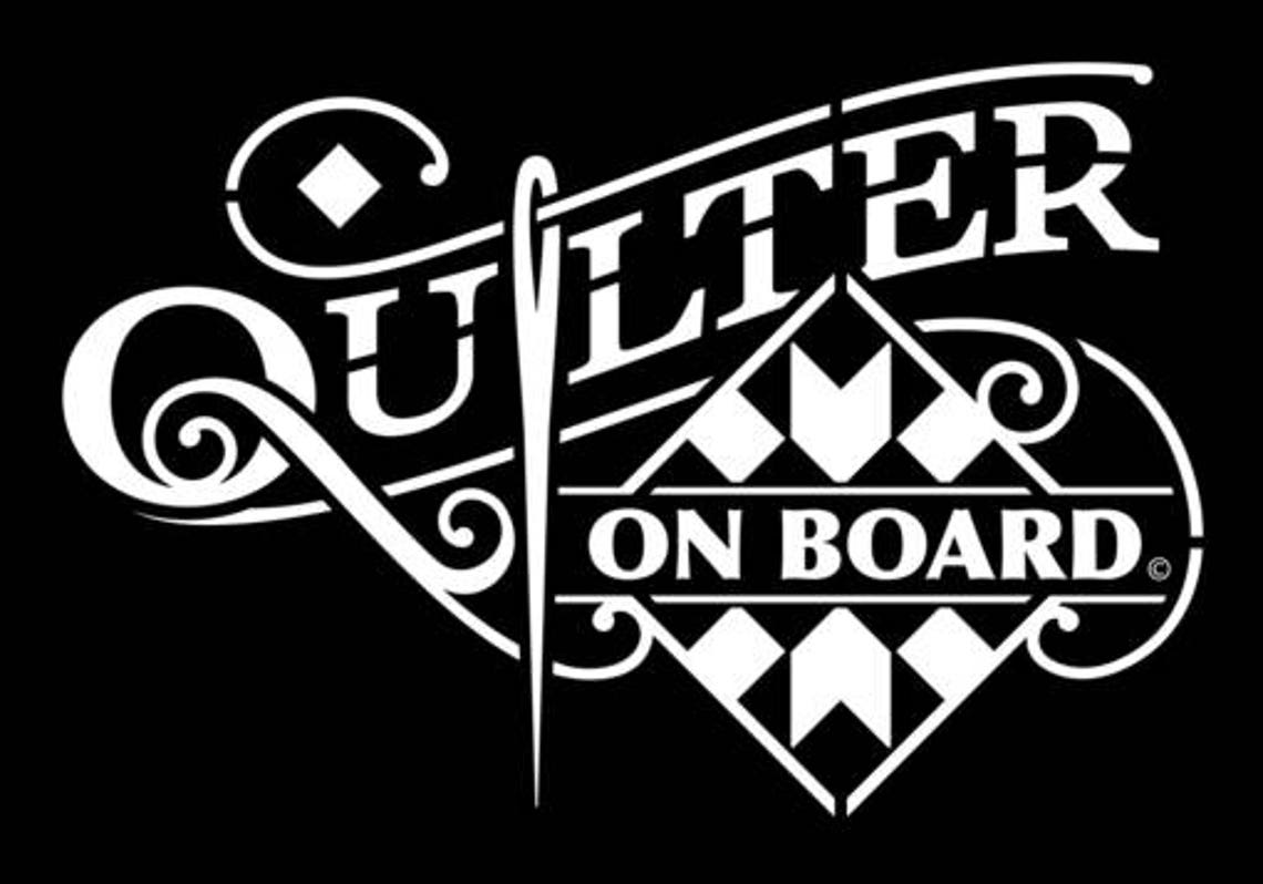 Car Decal for Quilters Etsy