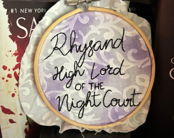 ACOTAR - Bat Boys text trio, Azriel, Cassian, Rhysand. Officially licensed!