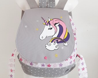 Customizable unicorn backpack for children back to kindergarten baby