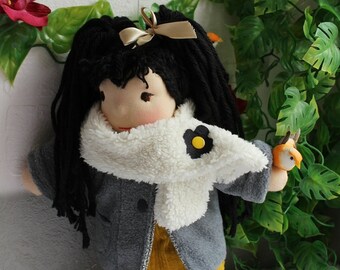 Doll Waldorf Doll "Mila" 35 cm