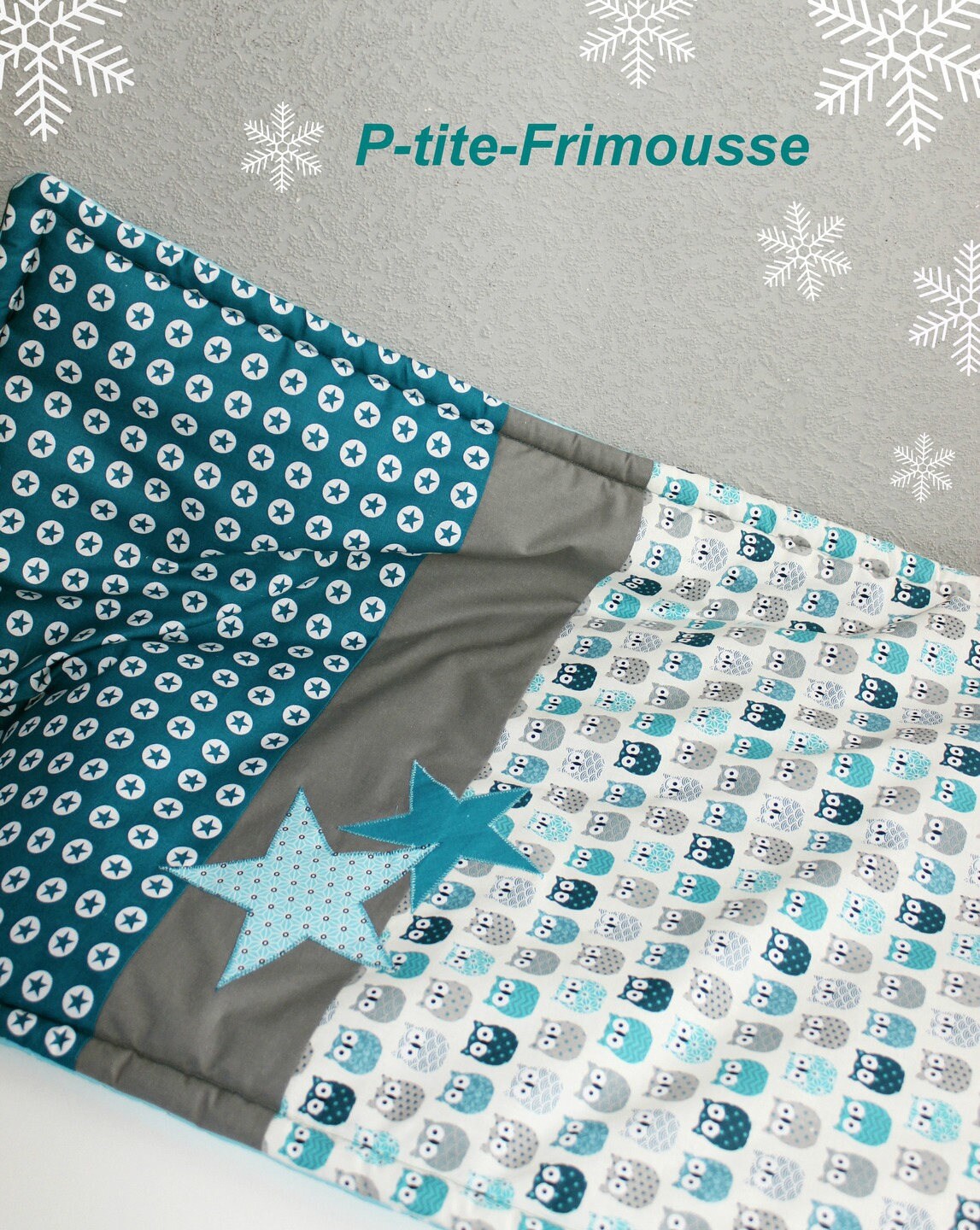 Couverture/Édredon/Plaid Coton Thème Chouettes