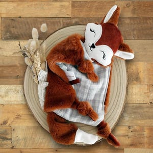 Personalized fox plush toy