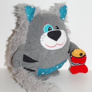 Peluche doudou gros chat. image 2