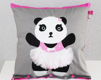 Housse de coussin 40/40 Miss panda.