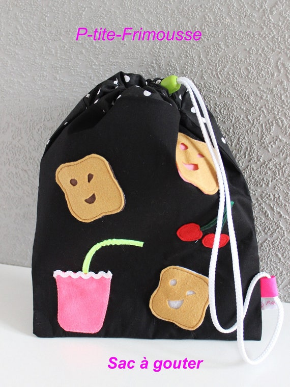 Bolso tote merienda infantil Creación original a tu elección -  España