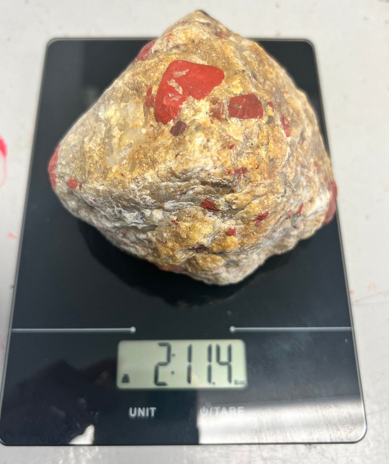 Rare Lake Huron Pudding Stone With Red Jasper 2lbs 11.4oz Etsy