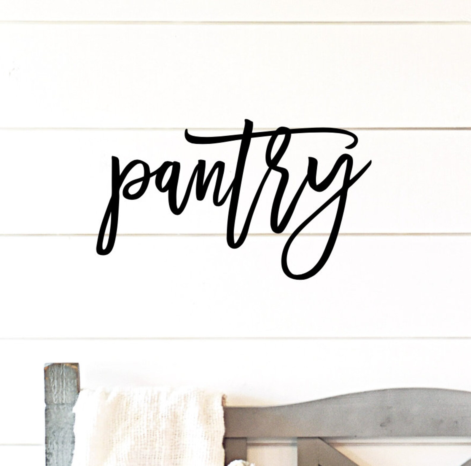 Pantry Wall Decor Pantry Wood Word Cut Out Etsy
