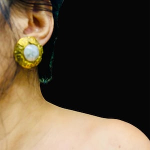 Vintage Chanel Large Clip on Earrings