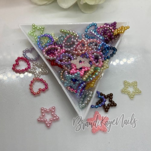 500 Pieces 10 Sizes Large Clear Subtle Claw Curved Tapered Etsy