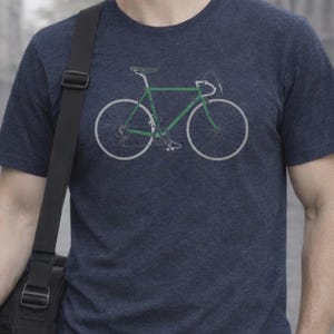 Minimalist Vintage Bicycle T-Shirt | Retro Cycling Graphic Tee