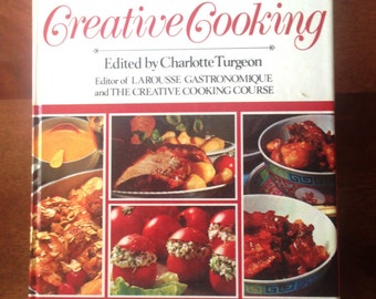 The Encyclopedia of Creative Cooking Vintage Hardcover Cookbook 1985