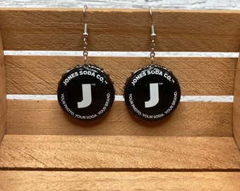 Jones Soda Bottle Cap Earrings