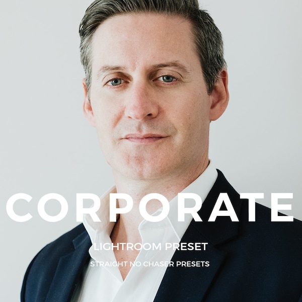 Corporate Headshot Lightroom Mobile Preset / For LinkedIn and Professional Profiles