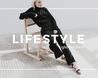 LIFESTYLE Preset: a clean and modern edit for Lightroom and ACR - Fashion, portraits, architecture - Editorial Series by Straight No Chaser