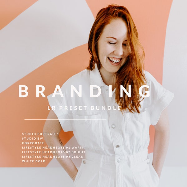 Branding Lightroom Preset Bundle / 10 Presets für Headshots und Business Branding