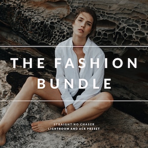 Fashion Bundle : 9 Lightroom Preset pack for Fashion, Editorial, Commercial Photography
