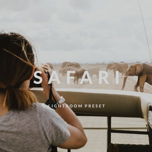 Safari Lightroom Mobile Preset / Adventure Series Travel Photography filters