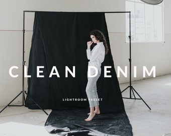 Clean Denim Mobile Preset / Minimalist , Street Photography, Fashion  filter