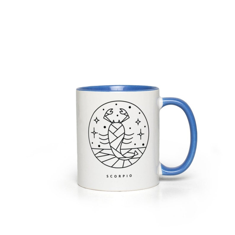 Scorpio Zodiac Mug, Astrological Sign Mug, Astrology Gift image 5