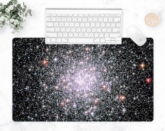 Starry Celestial Large Desk Mat, Mousepad XXL Gaming Mouse pad, Computer Keyboard Mat, PC Gamer Gifts, Space Decor, Cubicle Accessories