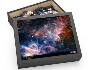 Space Puzzle | Carina Nebula | 120, 252, 500 Piece Puzzle | Astronomy Gifts for Puzzle Lovers | Unique Puzzles for Adults Kids and Family