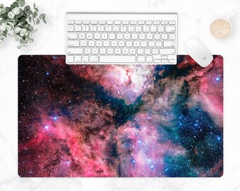 Carina Nebula Desk Pad, Extra Large Celestial Keyboard Mat