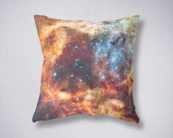 Nebula Galaxy Pillow Cover, Astronomy Space Decor