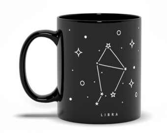 Libra Constellation Mug, Astrological Sign Mug, Libra Gift, Astrology Gift