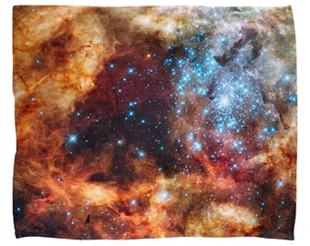 Space Throw Blanket, Outer Space Decor, Home Decor, Tarantula Nebula