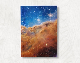 Carina Nebula | Hardcover Journal Notebook | Cosmic Cliffs | James Webb Space Telescope First Images | Astronomy Gifts | Lined Pages