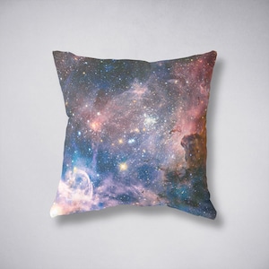 Galaxy Pillow, Space Pillow, Space Cushion, Galaxy Pillow Cover, Galaxy Decor, Pillow Cover, Outer Space Decor Gifts