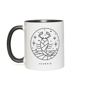 Scorpio Zodiac Mug, Astrological Sign Mug, Astrology Gift image 3