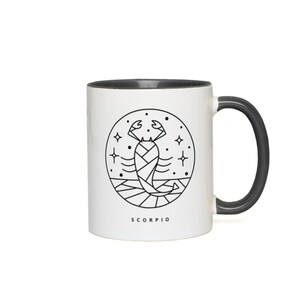 Scorpio Zodiac Mug, Astrological Sign Mug, Astrology Gift image 1