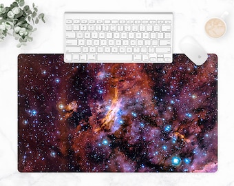 Space Nebula Desk Mat, Extended Gaming Mousepad
