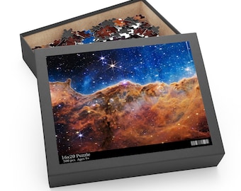 NASA Puzzle | Cosmic Cliffs | 120, 252, 500 Piece Puzzle | Carina Nebula | Puzzles for Adults and Kids | James Webb Telescope | NASA Gifts