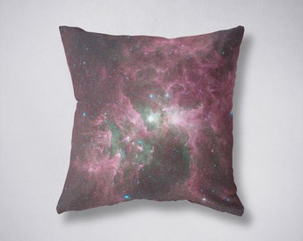 Carina Nebula Pillow Cover, Outer Space Galaxy