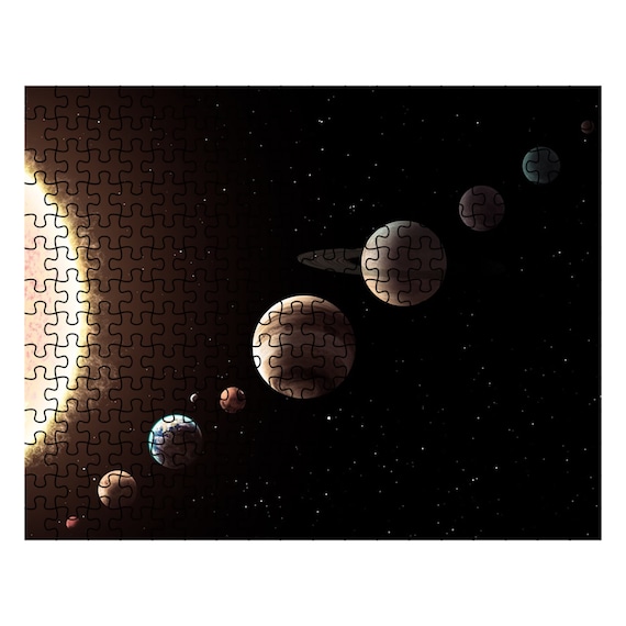 Solar System Jigsaw Puzzles 252 Piece Jigsaw Puzzle For Kids Astronomy Outer Space Gift Family Gift