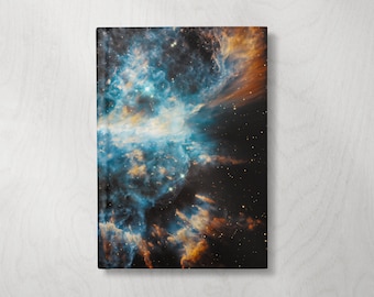 Nebula Space Hardcover Journal | Celestial Diary, Lined Pages