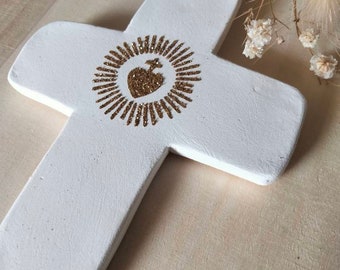 handmade Christian cross ex-voto