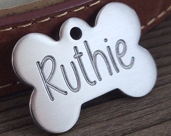 Personalized Deep Engraved Stainless Steel Pet ID Tags