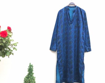 flannel caftan
