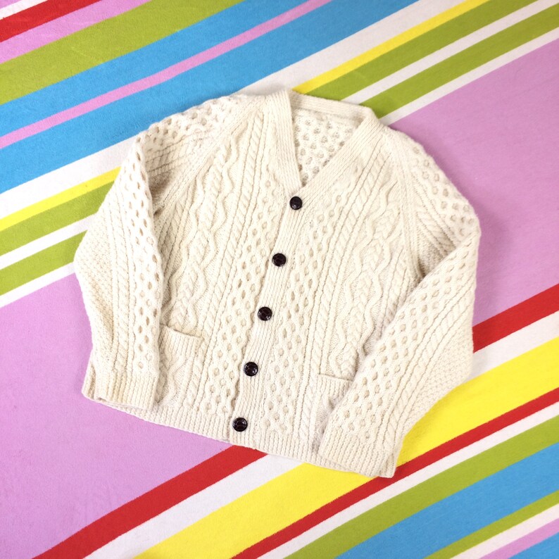 pure handknit cardigan