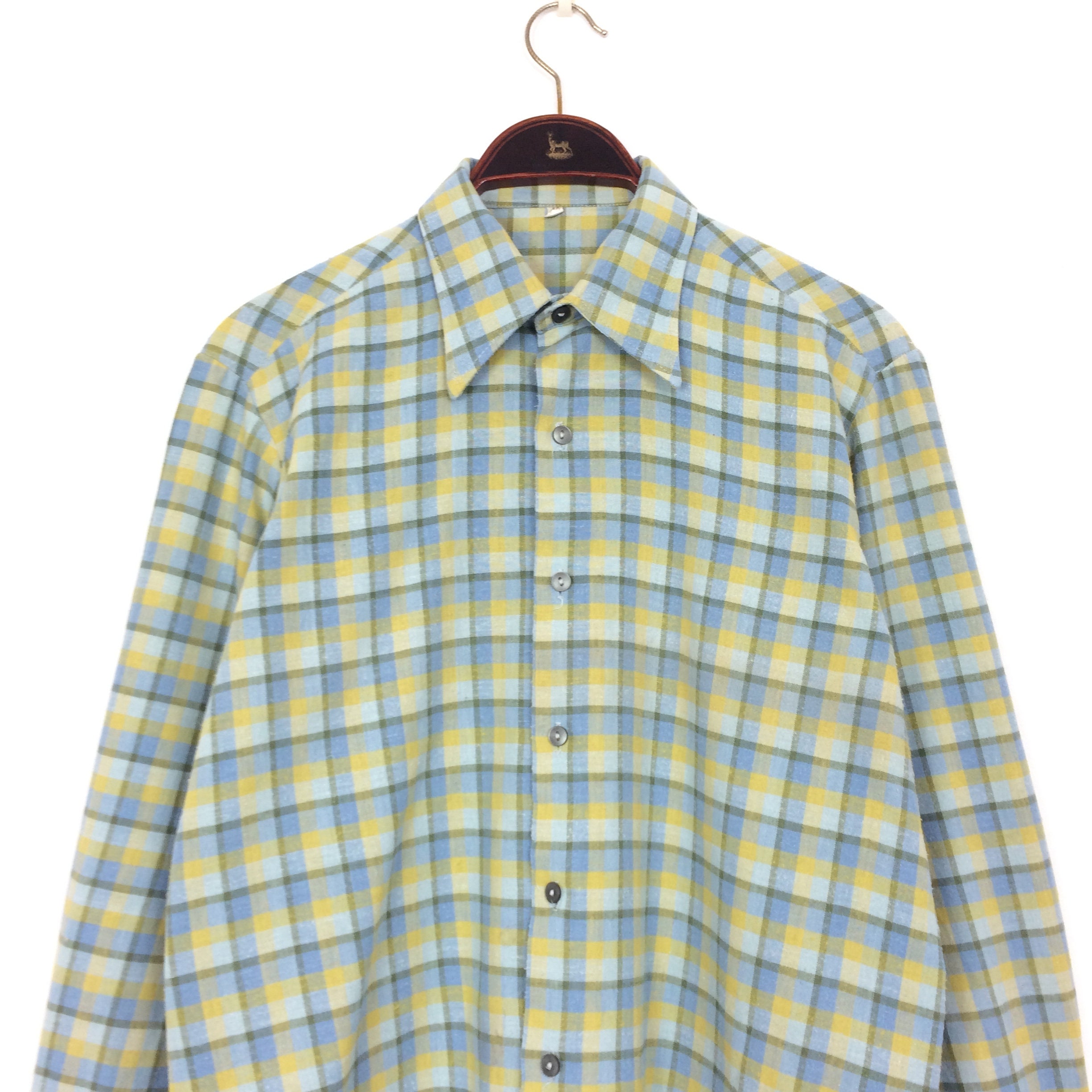 Casa Moda Premium Cotton Button Down Collar LS Block Check Shirt Size XXL to 5XL
