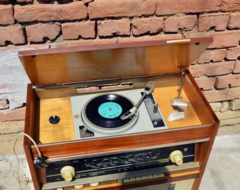 Turntable Vinyl Record Player Technics Turntable Record Player Vinyl Record Working Turntable Working Record Player Teal player