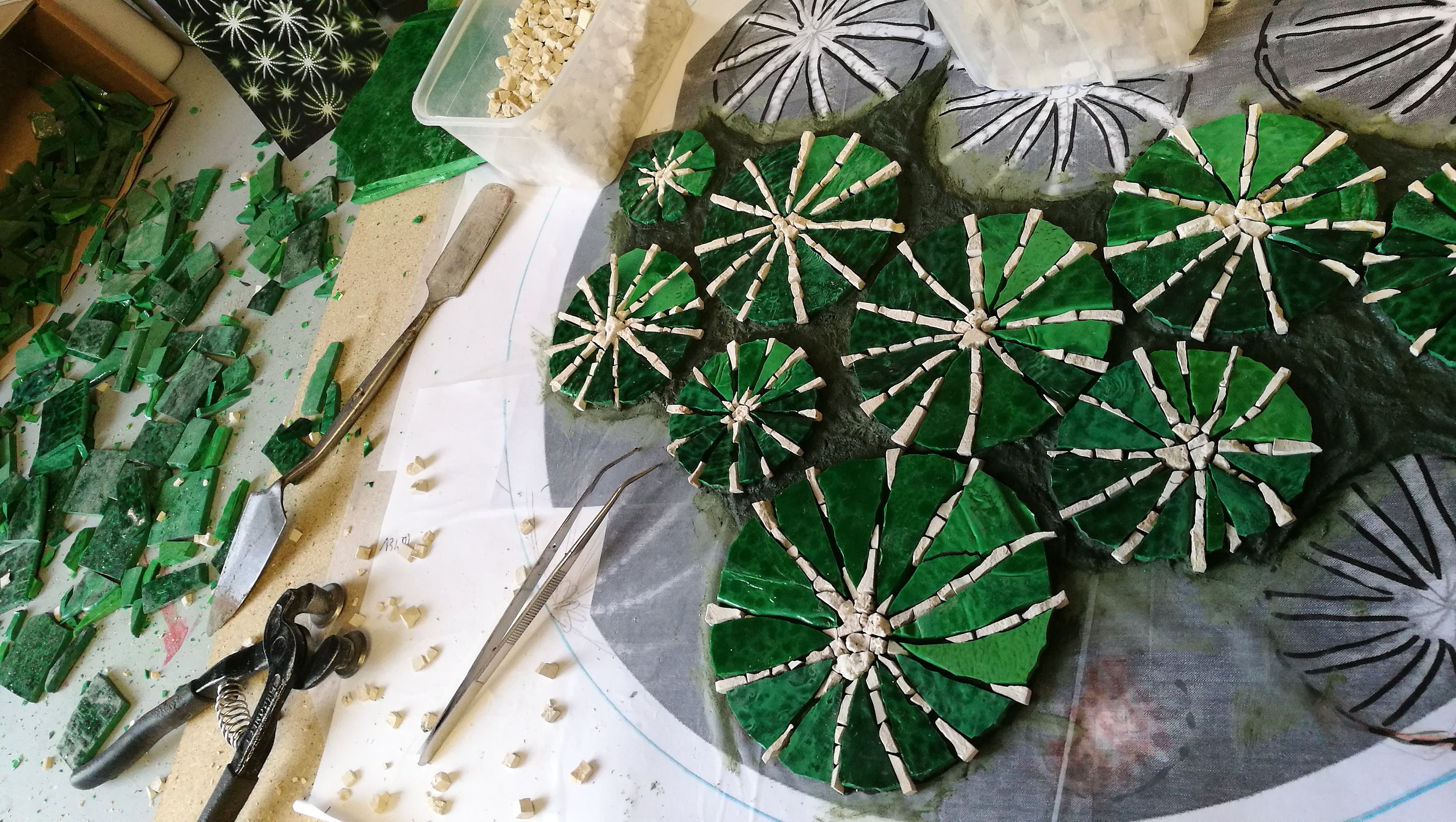 Mosaic Cactus Wall Sculpture Mix Media Art Mosaic Wall Art Etsy