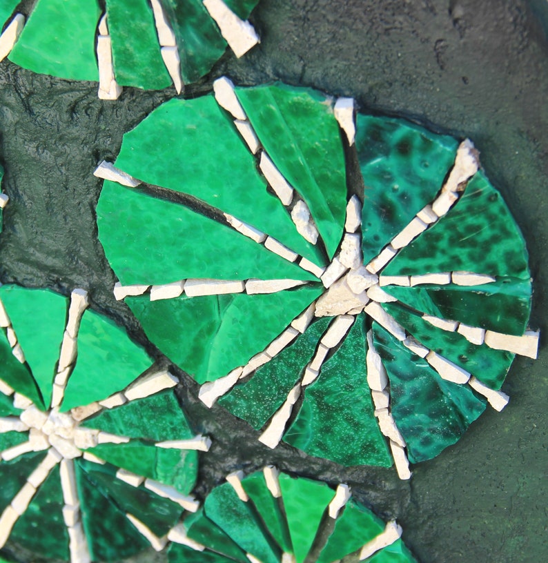 Mosaic Cactus Wall Sculpture Mix Media Art Mosaic Wall Art Etsy