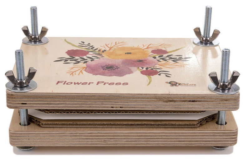 Flower Press Deluxe Wooden Kit Best Quality Will Not Bend image 0
