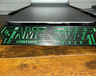 Metal Gear Solid Game Over Wall Sign with Lights and Sound.