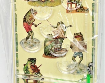 FROG JEREMY FISHER Hand-Flipperspiel – Superspaß – Perfektes Geschenk für Frog-O-Philes! Tadelloser Zustand/fabrikversiegeltes Vintage-Shackman-Spielzeug